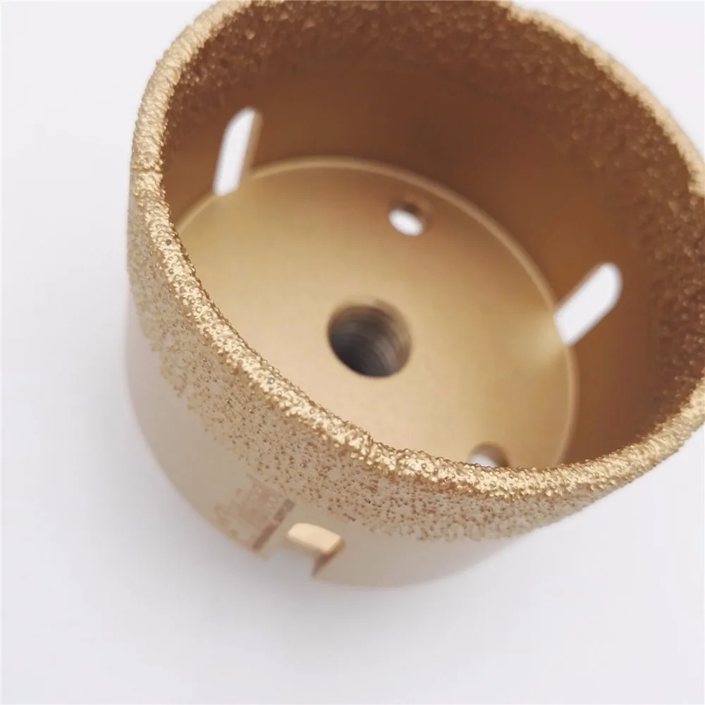 1pc Diameter 68mm Vacuum brazed diamond drilling core bits with 15MM Diamond height hole saw drill bits granite marble ceramic