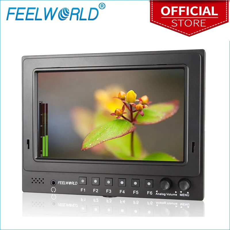 

Feelworld 7Inch IPS 1024x600 3G-SDI HDMI Camera Field Monitor with Peaking Histogram False Colors Zebra Exposure FW768-S/O/P