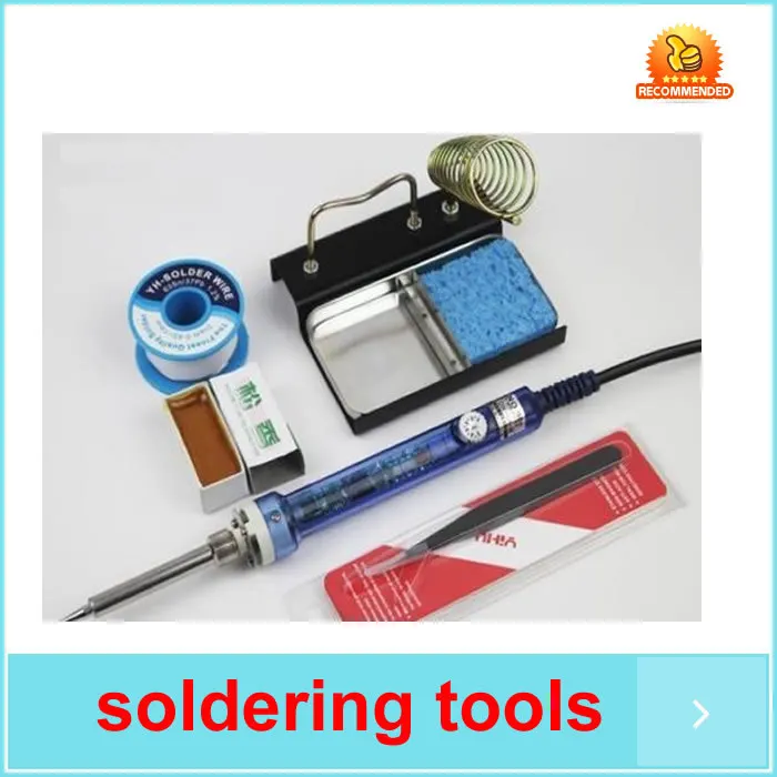 free shipping YIHUA 908 60W Temp Control Soldering Iron + Iron Stand