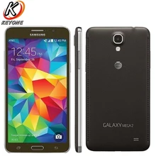 Оригинальный Samsung Galaxy Mega 2 g750a Мобильный телефон 1.5 ГБ Оперативная память 16 ГБ Встроенная память 5.1 “4 ядра 1.5 ГГц Android 2800 мАч сотовый телефон
