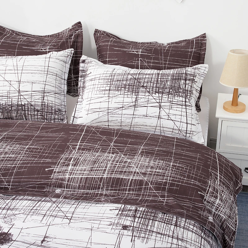 Modern Printed Bedding Set 3pcs2pcs Duvet Cover Pillowcase Pillow Sham Home Textile Adult King Queen Size No Sheet No Fillers (8)