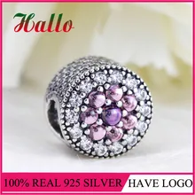 Бусины для изготовления ювелирных изделий ослепительный цветочный бусина-Шарм для браслетов браслеты breloque prata 925 ювелирные изделия