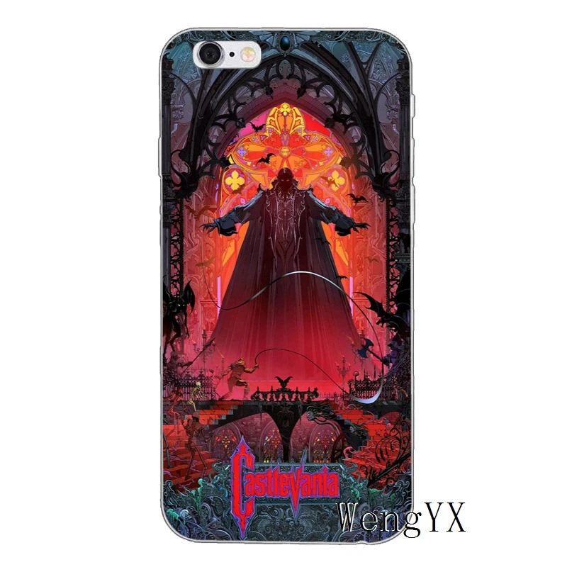 Castlevania книги по искусству плакат для iPhone X XR XS Max 8 7 plus 6s 6 SE 5S 5c 5 4S 4 iPod Touch мягкий чехол телефона - Цвет: Castlevania-Art-A-01