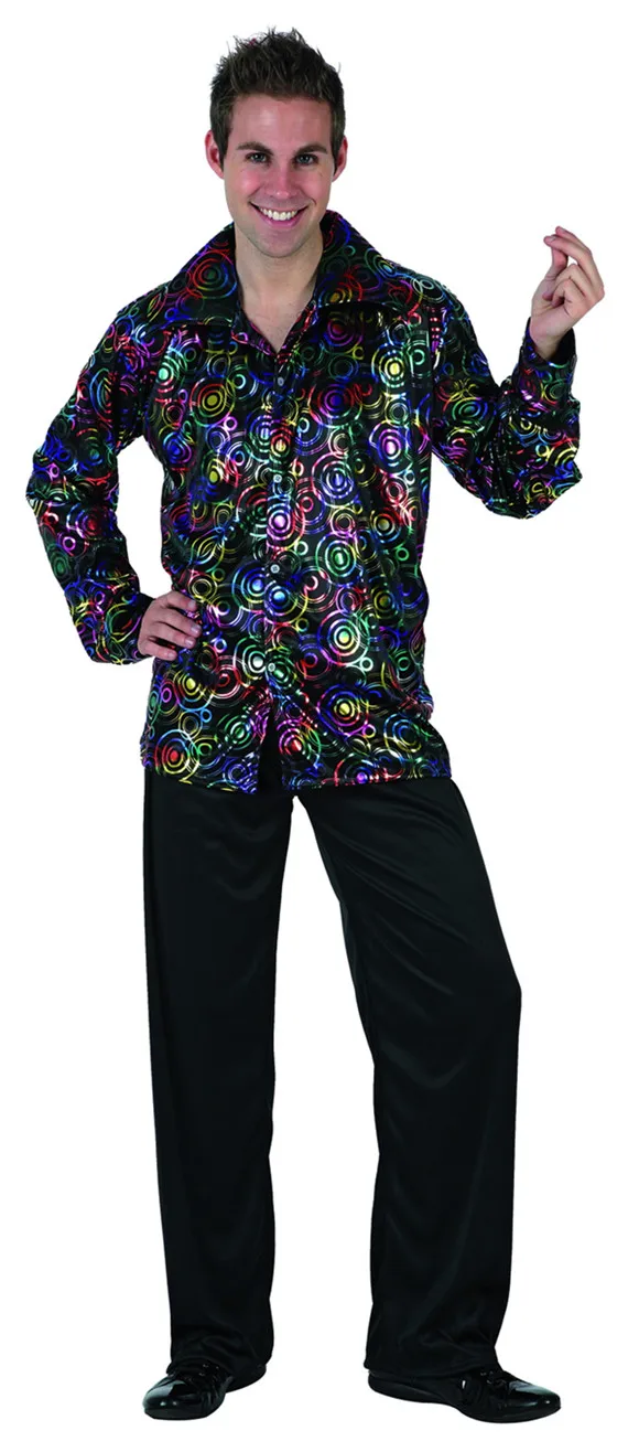 Горячая Распродажа, стиль, костюмы для косплея на Хэллоуин 80-х., одежда для вечеринок для взрослых мужчин, вязаный костюм, комплекты черного цвета