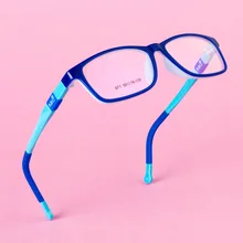 Детские очки для мальчиков и девочек, лёгкие очки, оправа для детей, Рецептурные очки, силиконовая оправа для ухода за носом 71