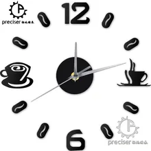 font b Digital b font Number Coffee Cup DIY font b Clock b font Acrylic