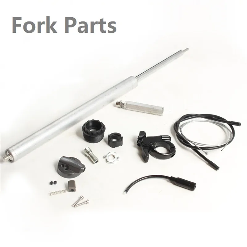 

Mountain Bike Fork Repair Parts Hydraulic Damping Rod Wire Control Switch Adjustable Locking Universal Front Fork Accessories