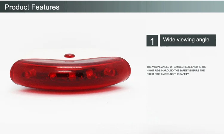 Excellent MTB Bicycle Taillights Light Intelligent Induction UFO Wireless Fully Automatic Brake Waterproof Safety Warning Bike Light 5LED 13