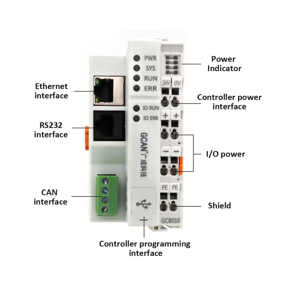 Micro mini PLC logo programmable trainer equipment with hmi and kit the cpu and industrial control board with built in PLC.