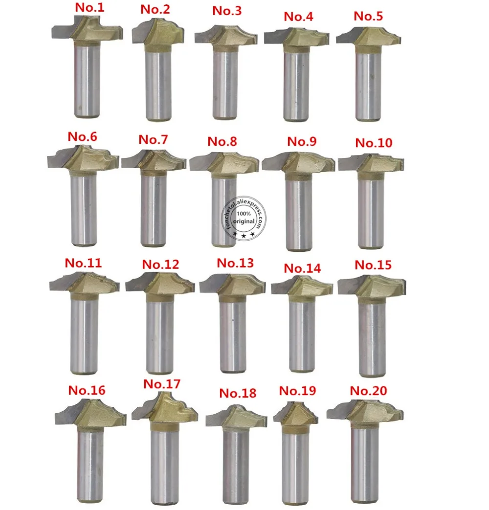 12.7mm Shank-1PCS,cnc solid carbide engraving woodworking router bit,trimmer wood milling cutter,Cabinet door lace knife