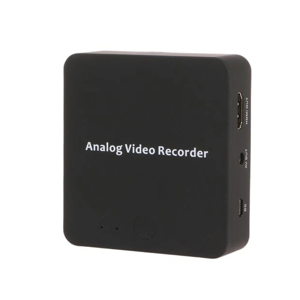 AV Capture Analoge to Digital Video Recorder Converter with Audio Video input AV HDMI Output to Micro SD Card No PC Required