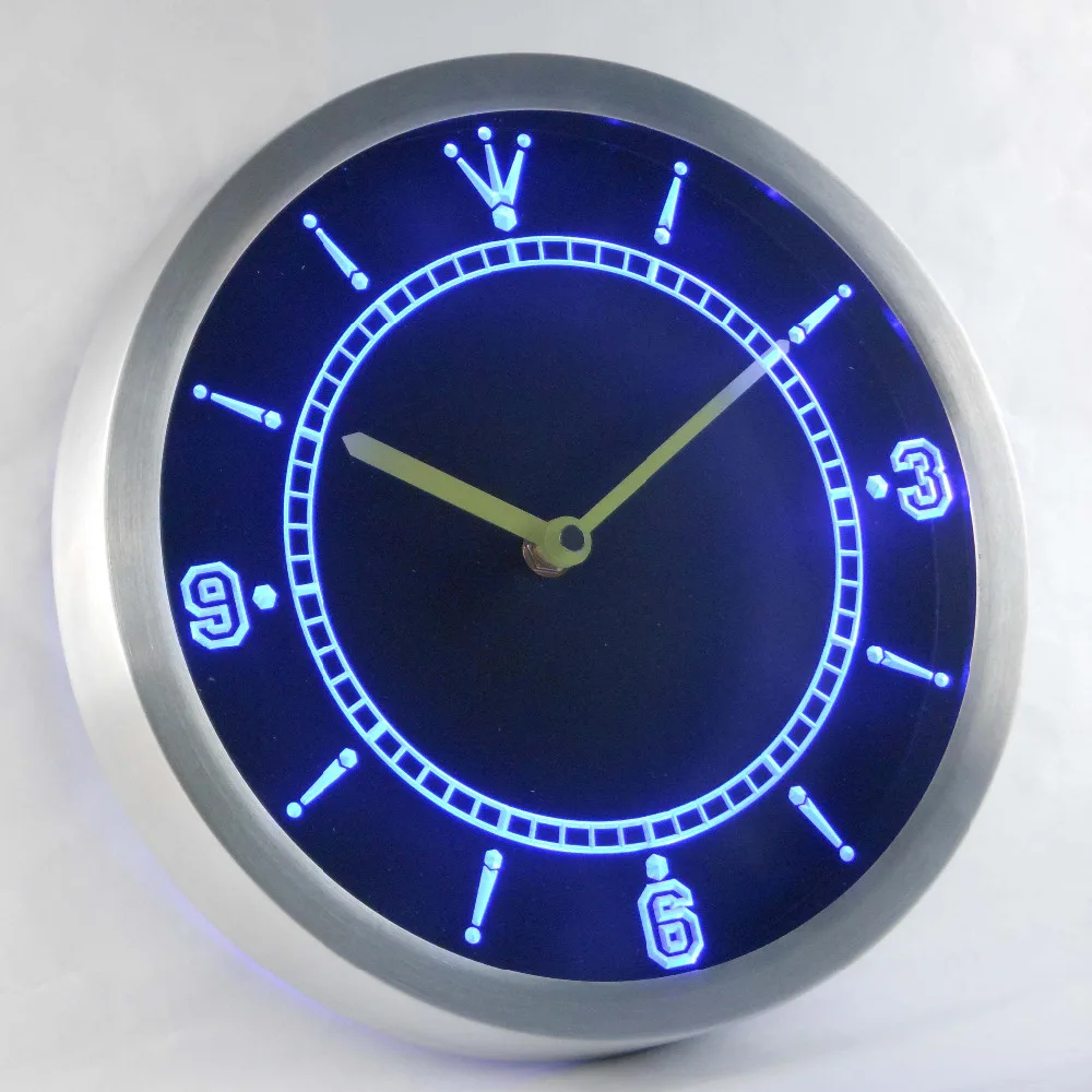 nc tm Custom Neon Signs Led Clocks Neon Clocksin Wall Clocks from Home