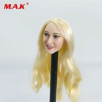 1/6 Scale Female Head Carved US Star Blond Curls Long Hair Ivanka Trump Head Sculpt Model for 12" Action Figure Body Accessory 1/6 Scale Female Head Carved US Star Blond Curls Long Hair Ivanka Trump Head Sculpt Model for 12" Action Figure Body Accessory