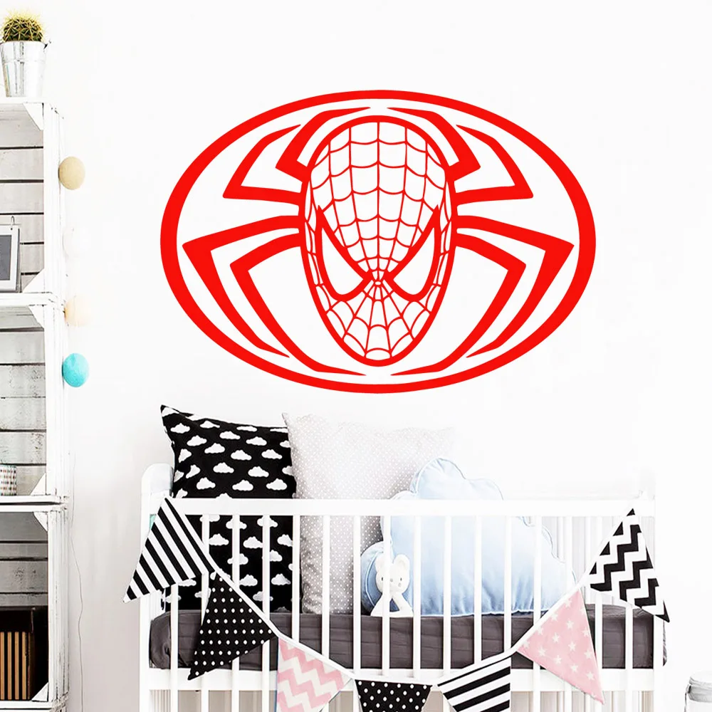 

Creative Spider-Man Sticker Waterproof Vinyl Wallpaper Home Decor for Living Room Kids Room Decoration Murals