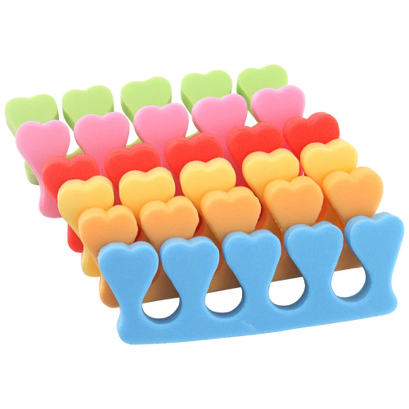 Soft Foam Sponge Toe Separators 100Pcs Popular Finger Separator Dividers Nail Art Manicure Pedicure Nail Gel Tools #3374