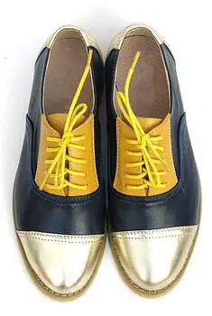 11 Цветов для 4 времена года женская обувь из натуральной кожи в стиле ретро обувь из Оксфорда обувь на плоской подошве размеры 33-46