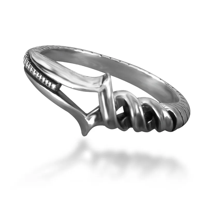 EVA Spear of Longinus 925 sterling silver ring jewelry eva gun ring men