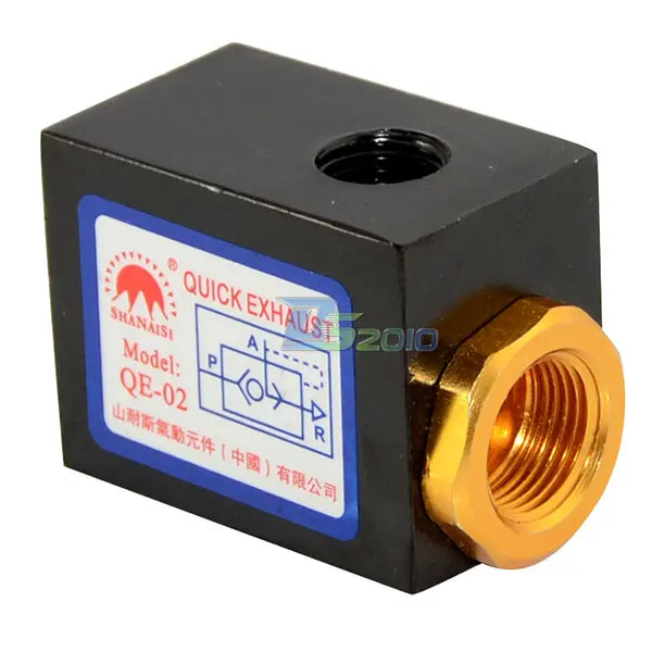 

Good Quality 1/2" NPT Pneumatic Quick Exhaust Valve Quick Release Air Alu Alloy