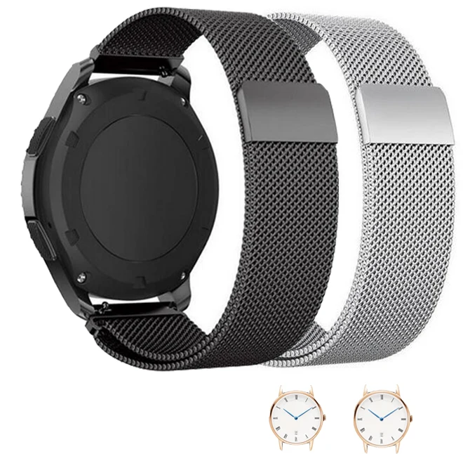 Элегантная форма 12 мм 14 16 18 20 22 ремешок для DW Daniel Wellington часов классический черный