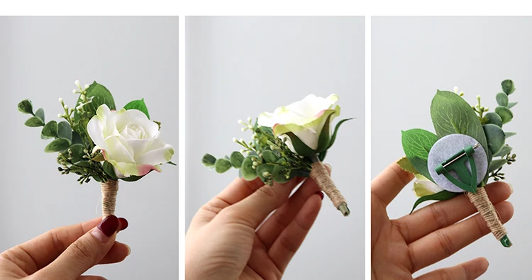 silk flower wrist corsages 