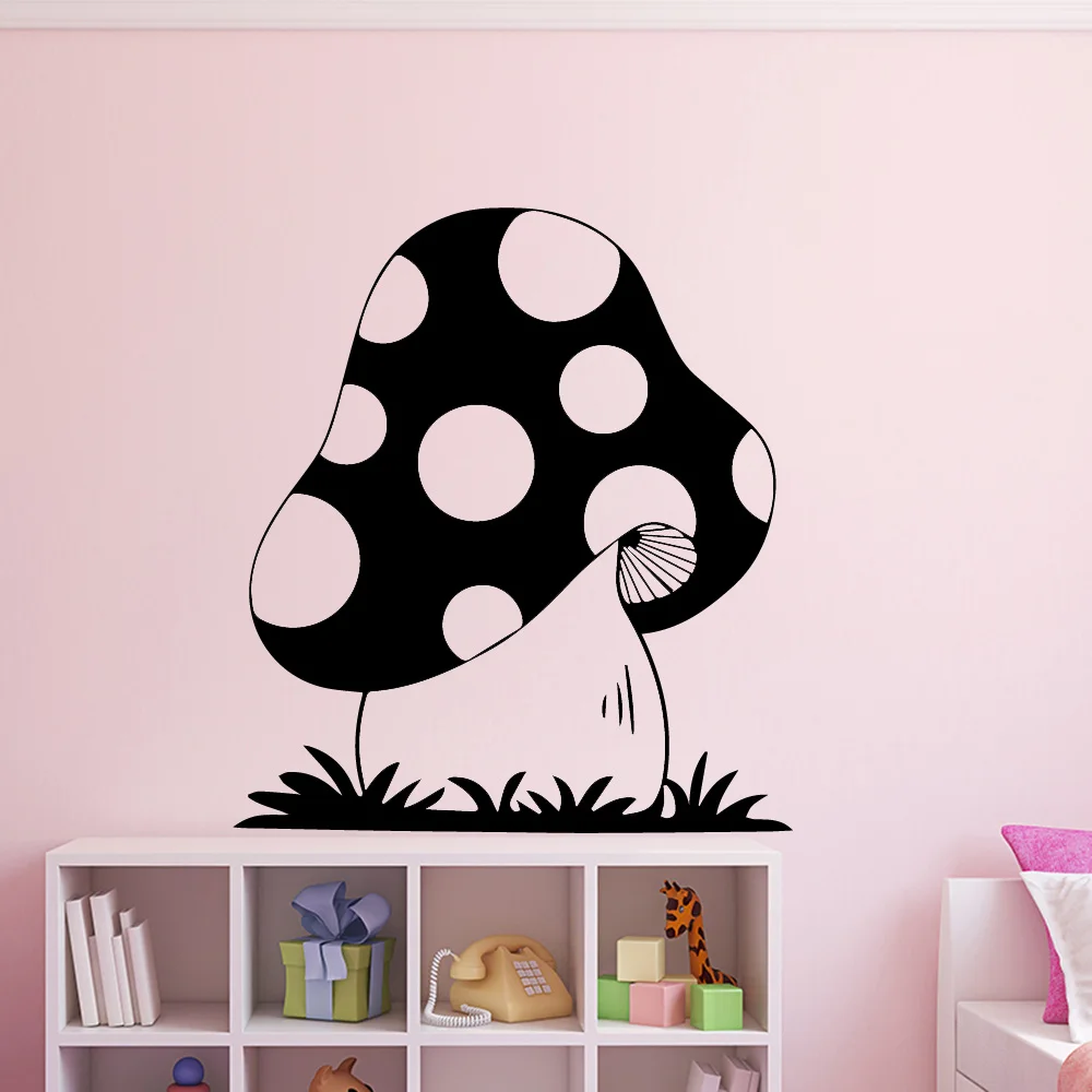 Creative mushroom Wall Stickers Modern Fashion Wall Sticker For