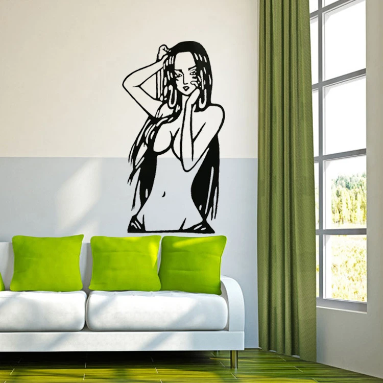 家の装飾セクシーな女性サロンウォールステッカー美しい女の子裸モデルビニールステッカーアートリムーバブル部屋の装飾壁画 Decoration Murale Salon Wall Stickerswall Sticker Aliexpress