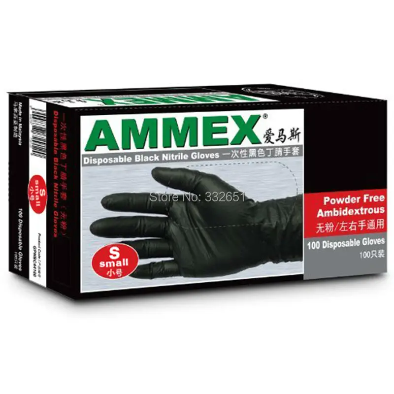 Buy Chuse 100pcs/box Disposable Tattoo Nitrile Gloves