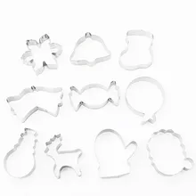 Мульти формы из нержавеющей стали формы для торта Рождественская елка олень Олдмен форма для украшения торта инструменты для кухни кондитерские формы для выпечки