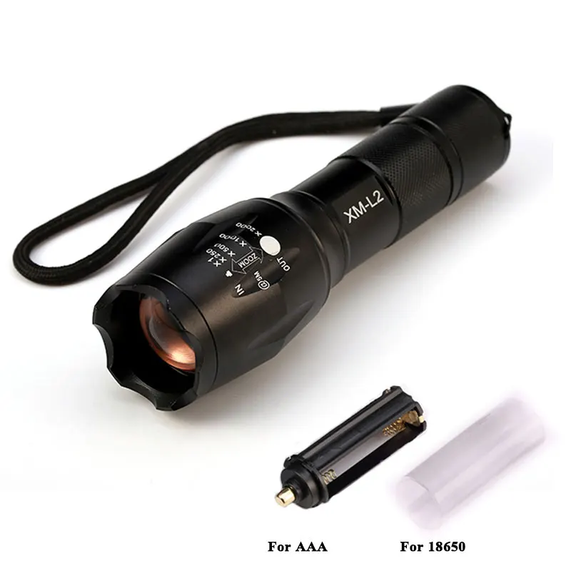 Lanternas e Lanternas tático levou tocha zoom cree Distância Focal : Ajustável