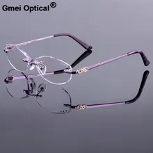 Voguish очки для женщин, брендовые очки без оправы, оптические очки, модные очки Oculos de grau, оправа для близорукости