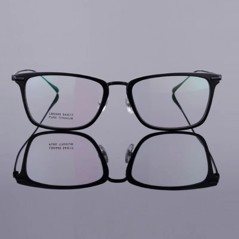 Титановые ретро очки с полной оправой, мужские очки для близорукости, очки для чтения, компьютерные очки, очки по рецепту