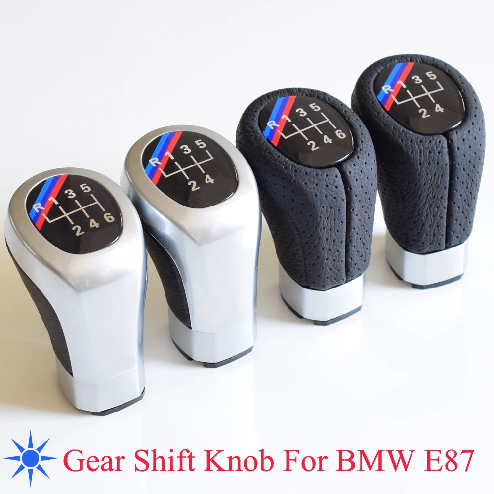 

5/6 Speed Gear Shift Lever Knob handle ball For BMW 1 Series E81 E82 E87 E88 25118037305 8037305 25118036625 8036625