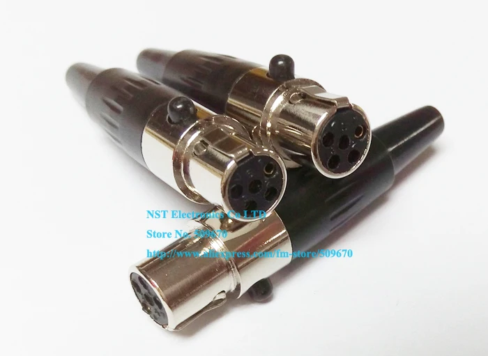 

5Pin Female Plug Mini XLR Audio Microphone Connector MIC Adapter Tini TA5F Adapter/Free Shipping/3PCS