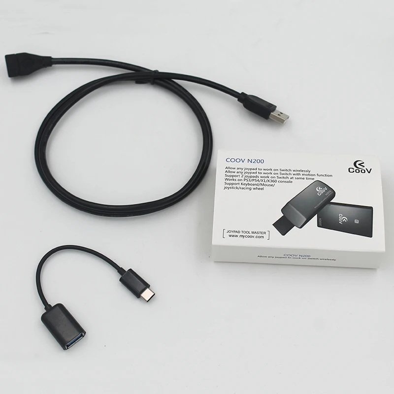 10 шт. Coov N200 для PS3/PS4/Xbox One/X360 USB контроллер конвертер адаптер Nintendo Switch NS проводной