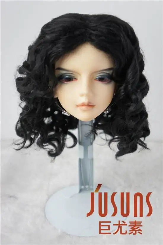 JD001 23-25 см Blyth куклы парики 9-10 дюймов синтетический мохер кукла волосы унисекс средней длины волна BJD парики