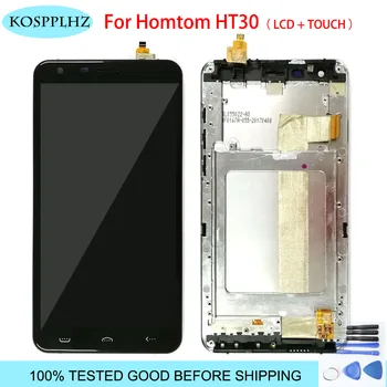 

For Homtom HT30 HT30 HT30Pro LCD Display And Touch Screen Digitizer Assembly With Frame High Quality For Homtom Cell Phone Tools