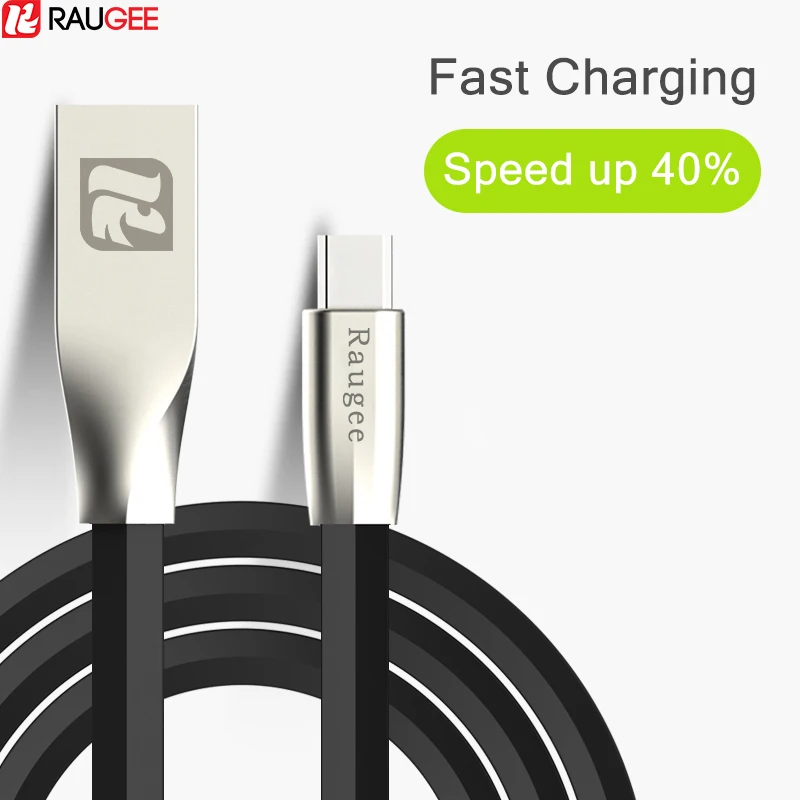 USB-кабель Raugee Type-C для быстрой зарядки и передачи данных 1 м | Мобильные телефоны