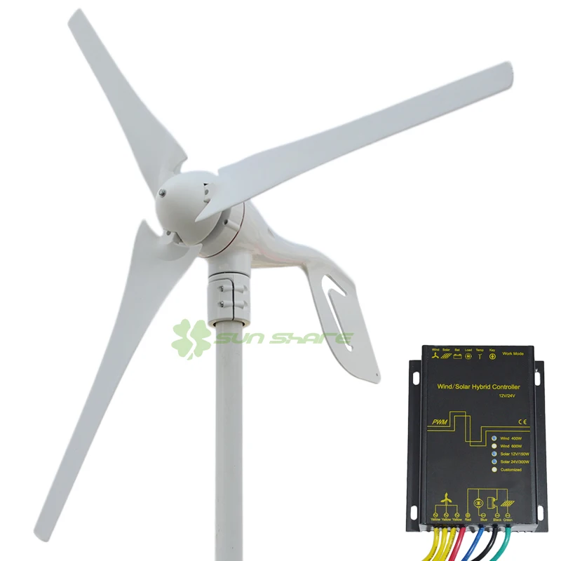 wind turbine with waterproof controller