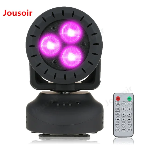 

15W Mini Laser Stage Light 3 Leds Rgbw Beam Moving Head Light Wash Effect Stage Lamp Sound Activation Ir Remote Control CD15