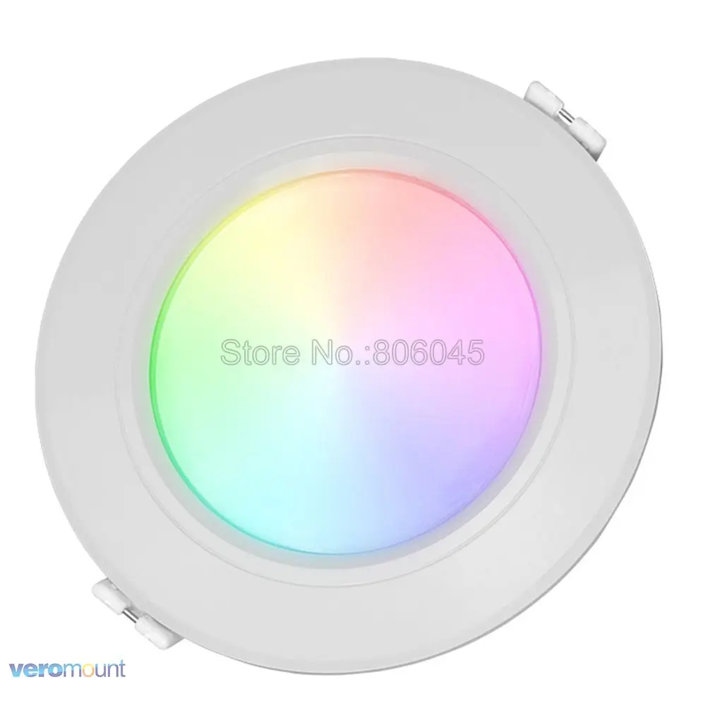 FUT068 Mi light 2 4G 6W RGB + CCT Светодиодный точечный светильник 85 265V круглый Диммируемый