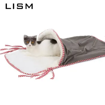 

Pet Cat Bed Mats Home House Tent Tunnel House Warm Pet Sack Velour Beds Mat Pet Playing Cat Toys Supplies Four Seasons Universal