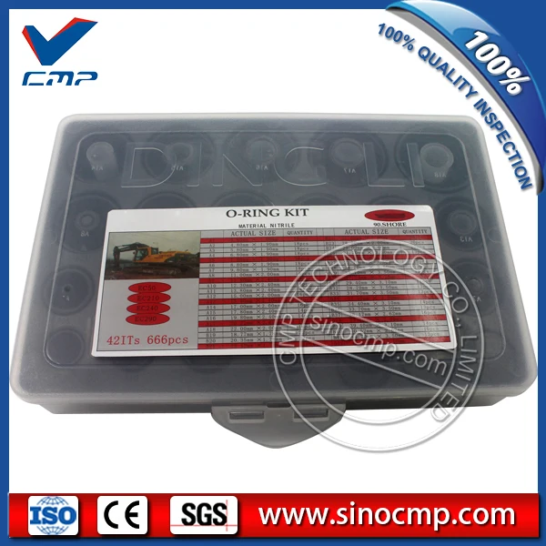 sinocmp- -EC50-EC210E-C240-EC290-O-ring-kit 666PCS (1)