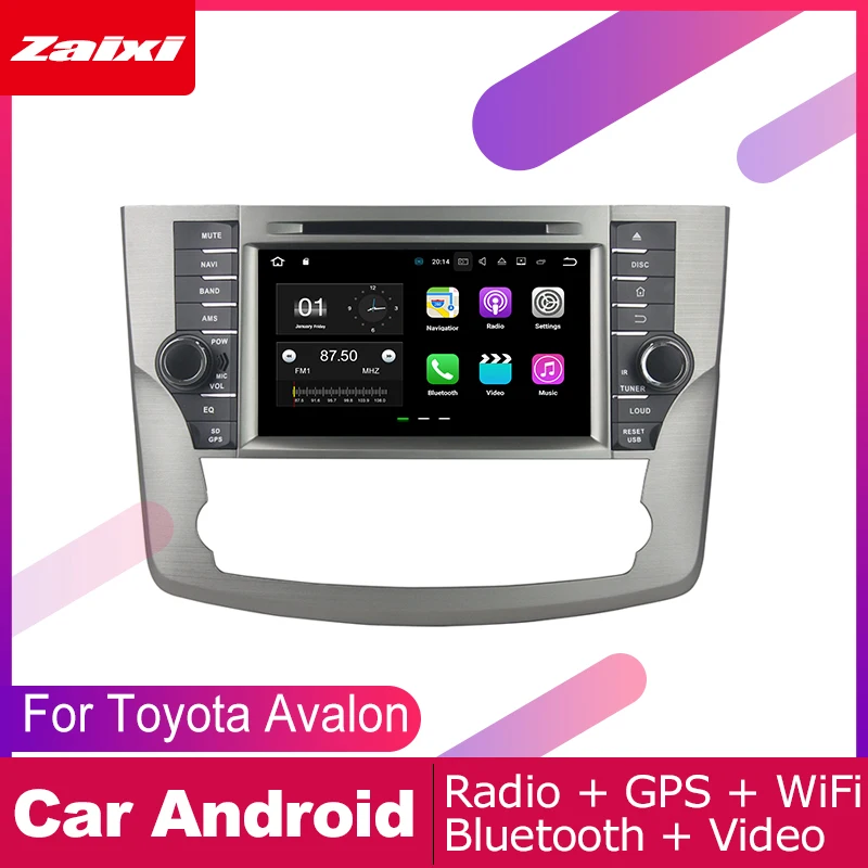 Cheap ZaiXi 2 DIN Auto DVD Player GPS Navi Navigation For Toyota Avalon 2010~2013 Car Android Multimedia System Screen Radio Stereo 1
