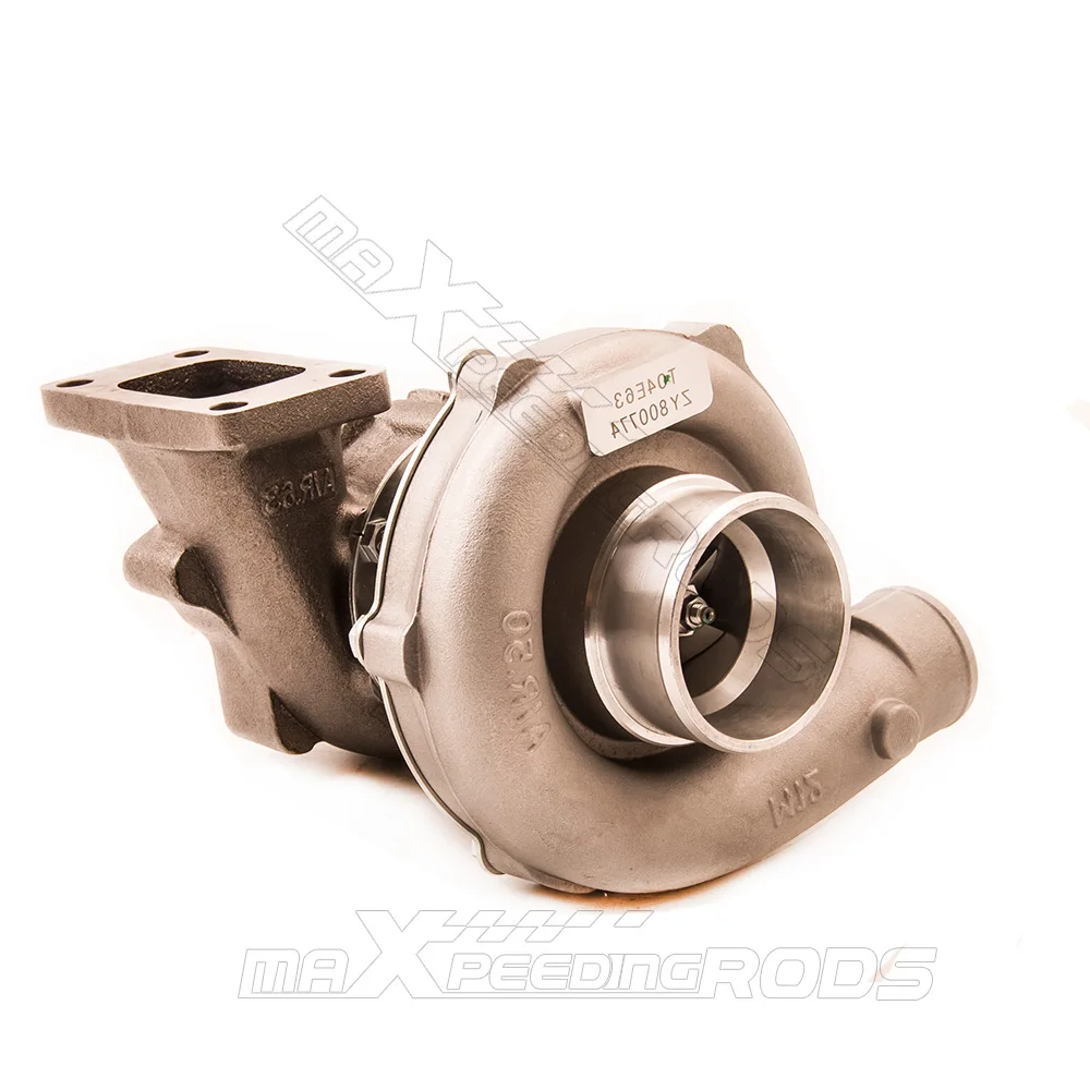 Турбо T3T4 T04E T3 Com A/R .50 Tur A/R. 63 oil cold 5 bolt фланцевый Турбокомпрессор T4 .63 Universal for 1.6L 2.3L