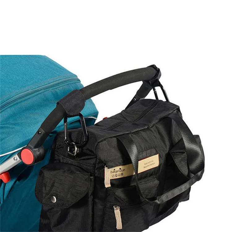 Аксессуары для детской коляски, держатель для сумки, застежка-крючок, металлический карабин, пряжка для подвешивания, сумка для покупок, рюкзак, вешалка