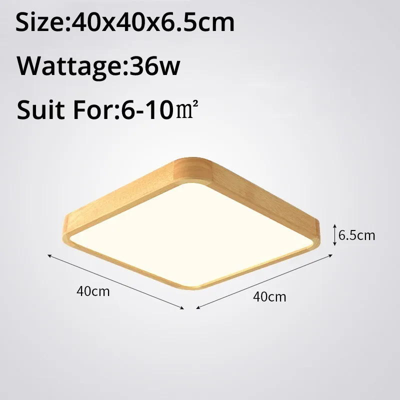 Ультра-тонкий светодиодный потолочный светильник для гостиной, люстры, потолочный светильник для современной потолочной лампы высотой 6 см - Цвет корпуса: 40x40x6.5m 24w