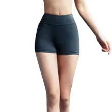 Весна лето новые женские строчки дышащие тонкие бедра-подтяжки Фитнес Бег сплошной цвет модные шорты для йоги женщин