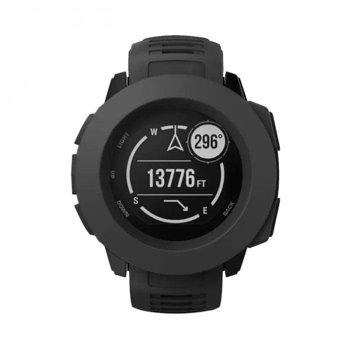 Модный силиконовый чехол для смарт-часов, защитная рамка для Garmin Instinct NK-Shopping