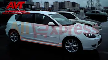 

Covers rapids on side walls doors for Mazda 3 HB/SD 2004-2008 ABS plastic styling car tuning car styling lining doors decoration