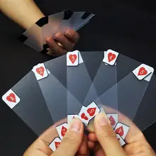 ПВХ пластик водонепроницаемый Новинка прозрачная колода прозрачные игральные карты для покера